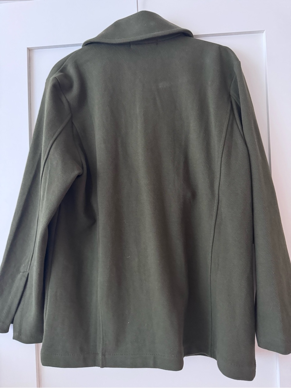 Banana Republic Military-Style Olive Coat - Picture 3 of 3